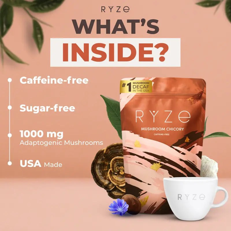 RYZE Mushroom Chicory for Energy & Focus