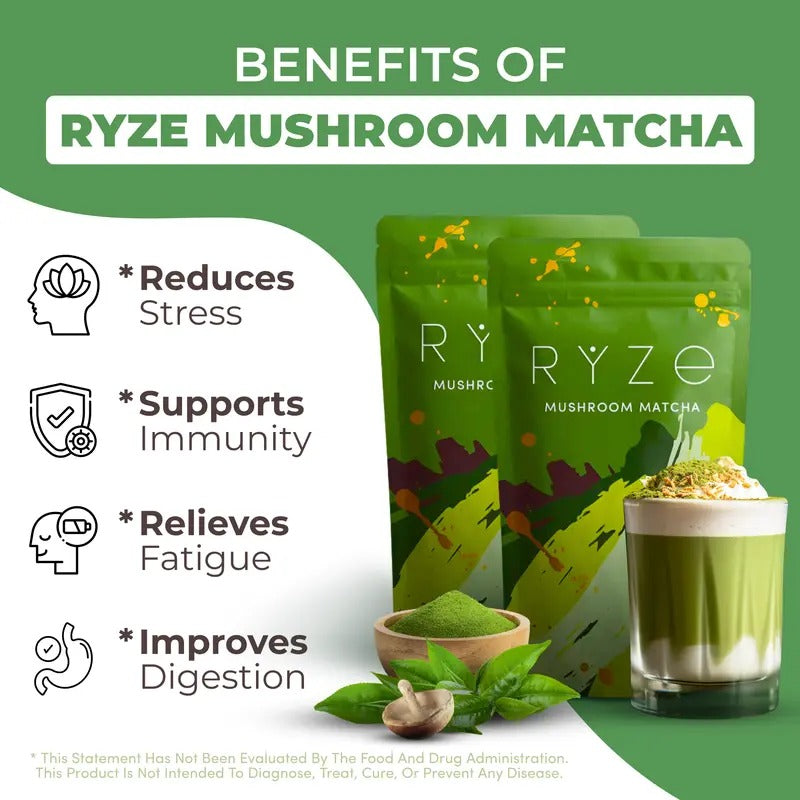 RYZE Matcha for Energy & Focus