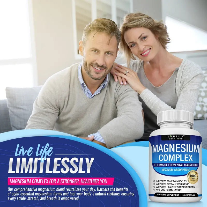 Toplux Magnesium Complex for Stress Relief 1000mg