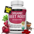 Toplux Organic Beet Root Nitric Oxide Booster 2040mg – 90 Vegan Tablets