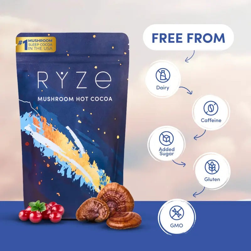 RYZE Mushroom Hot Cocoa for Deep Rest