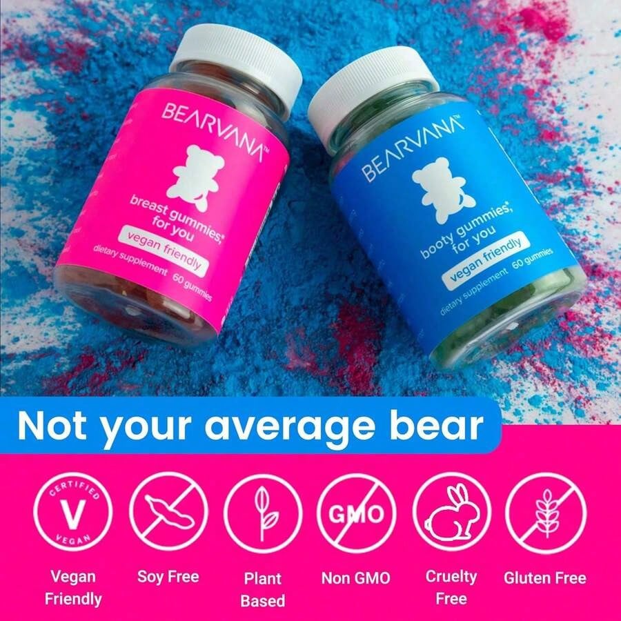 BEARVANA Berry Gummies for Women | All-in-One Multivitamin, 2-Pack