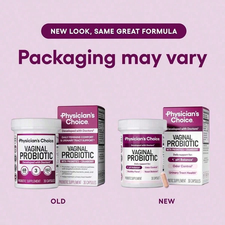Physician’s CHOICE Probiotics for Women | PH Balance & Feminine Health, 30 CT