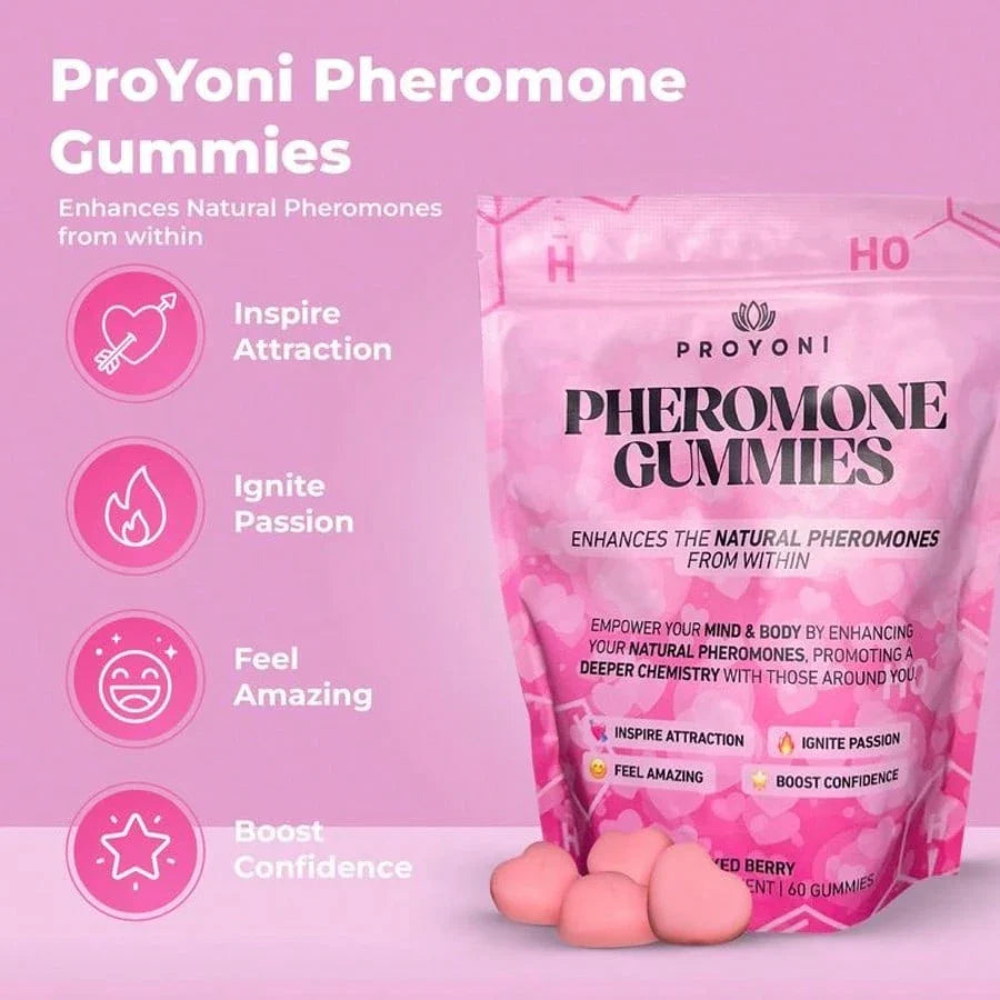 ProYoni Pheromone Gummies | Mixed Berry, 60 Count
