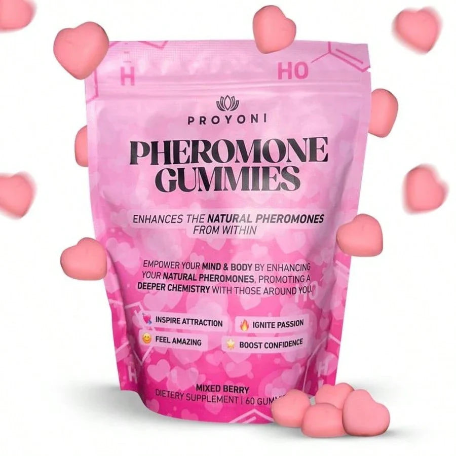 ProYoni Pheromone Gummies | Mixed Berry, 60 Count