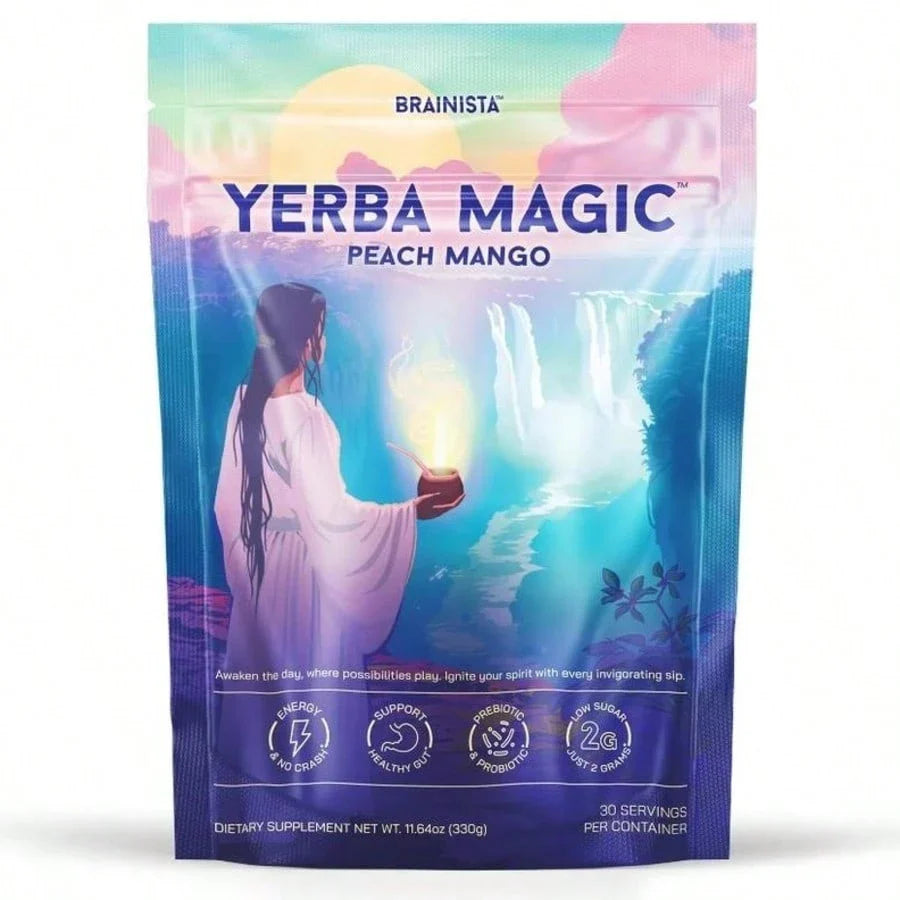 Yerba Mate Magic Instant Powder | Peach Mango, 30 Servings