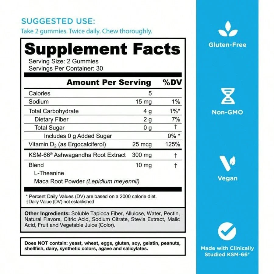 Zero Sugar 3-in-1 Probiotic Gummies | ACV, Vitamin B12 & Gut Health Support