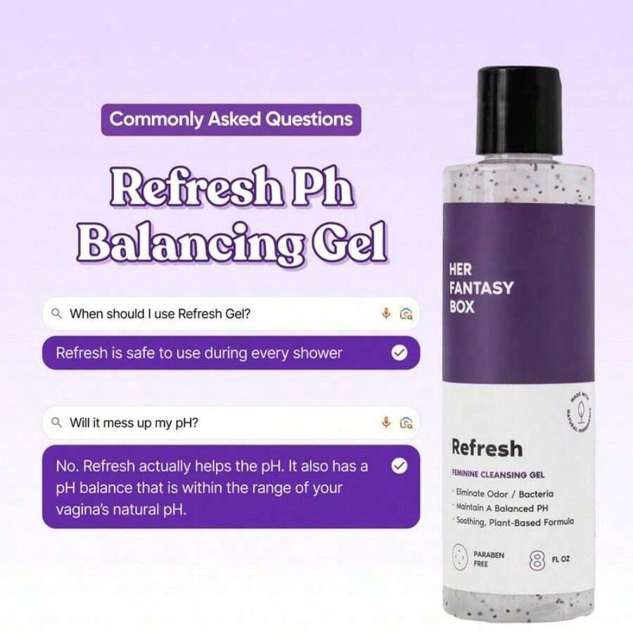 HERFANTASYBOX Feminine Care Bundle | PH Balance, Odor & Moisture Support