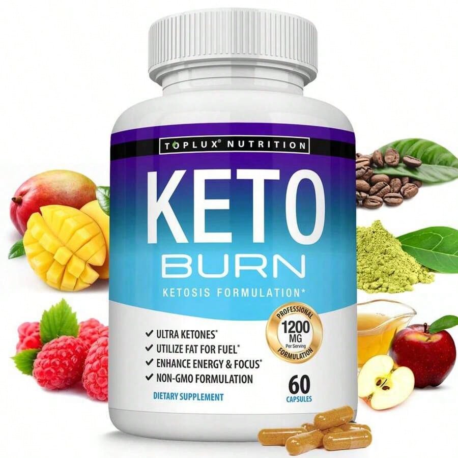 Keto Burn Advanced - Rapid Ketosis Support Formula (60 Veg Caps)