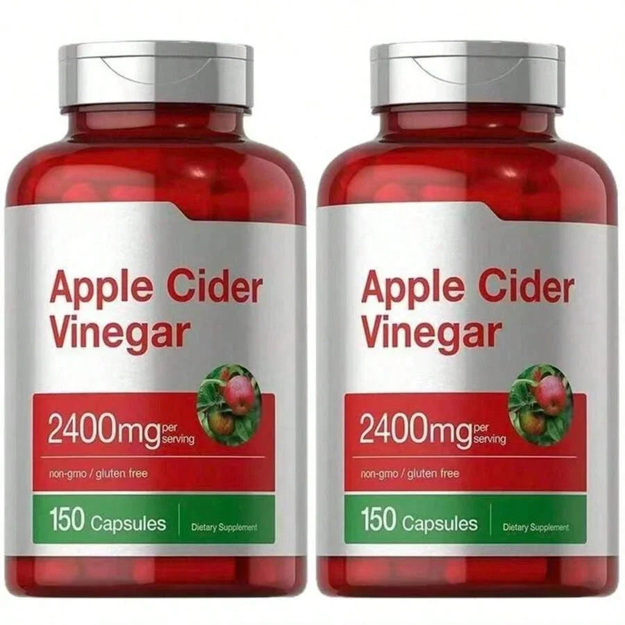 Apple Cider Vinegar 2400mg 150Caps Fitness Health Supplement