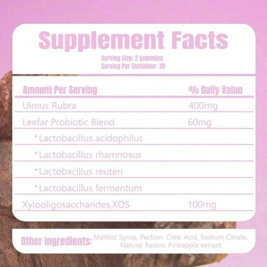 LEEFAR Her Juicy Feminine Probiotics Gummies- All In One Solution With Slippery Elm And Prebiotics&Lactobacillus Probiotic Blend For Women's PH Balance And Dryness - Hawaiian Pineapple Gummies 60 Count Hawaiian Pineapple Women's Probiotic