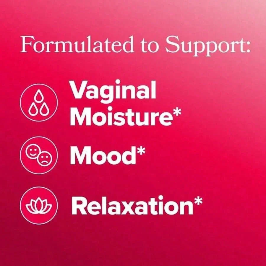URRVaginal Moisture & Mood – Formulated To Support Vaginal Moisture, Mood & Relaxation – With KSM-66 ® Ashwagandha, Ginkgo Biloba, Mucuna Pruriens, And GABA – 30 Servings