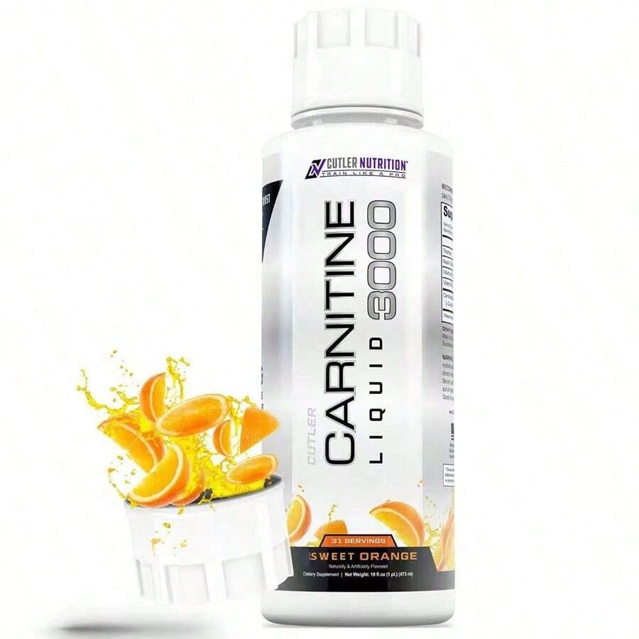 Cutler Nutrition Liquid L-Carnitine Supplement With Acetyl L-Carnitine & L-Carnitine Tartrate Forms - Pre Workout Formula For Optimal Absorption, Energy & Muscle Support, Buzz'in Orange Flavor[Free Shipping ](2026 Latest Version)