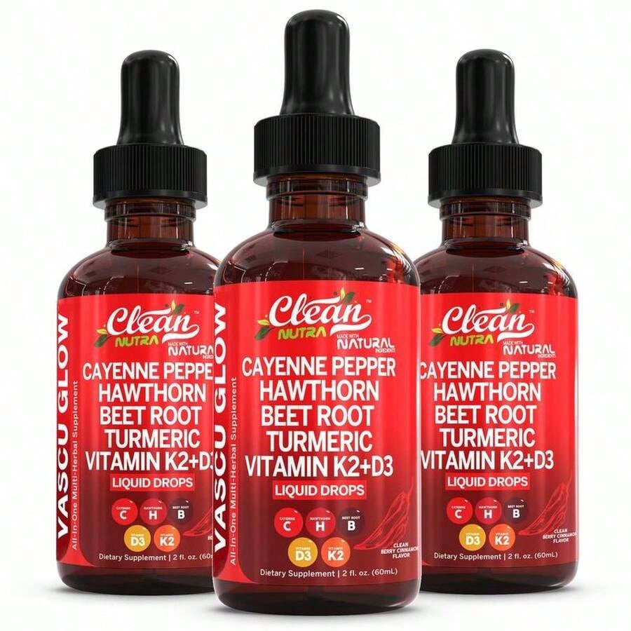 Fire & Vitality Drops - Cayenne+Hawthorn+Organic Beetroot For Circulation & Energy