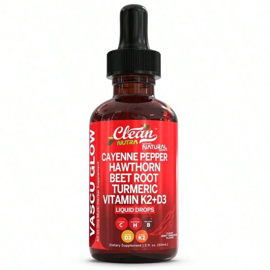 Fire & Vitality Drops - Cayenne+Hawthorn+Organic Beetroot For Circulation & Energy