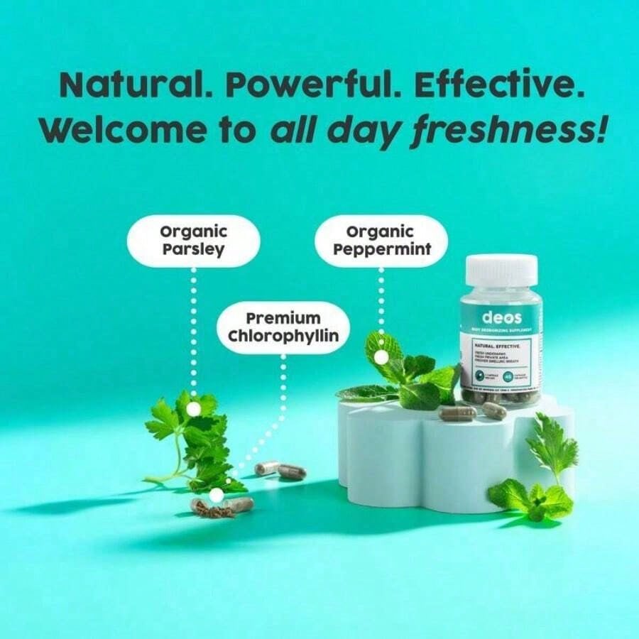Miriyalyad Full Body Deodorant Supplement| InternalDeodorant Full Body|Multi Pack 1PCS