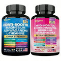 Zoyava Soothe-Smooth Bundle,Soothe & Smooth Bundle Multivitamin Combo, Cortisol Support Myo-Inositol Multivitamin Combo With Magnesium Glycinate, Ashwagandha,