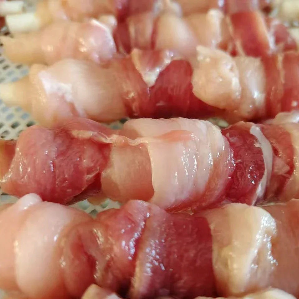 100% Grain-Free Chicken Wrapped Cowhide Teething Treats For Dogs - 18PCS Natural Dental Chews For Puppies And Adult Dogs - Perfect Training Reward & Oral Care Chew Sticks For Small, Medium, & Large Breeds -