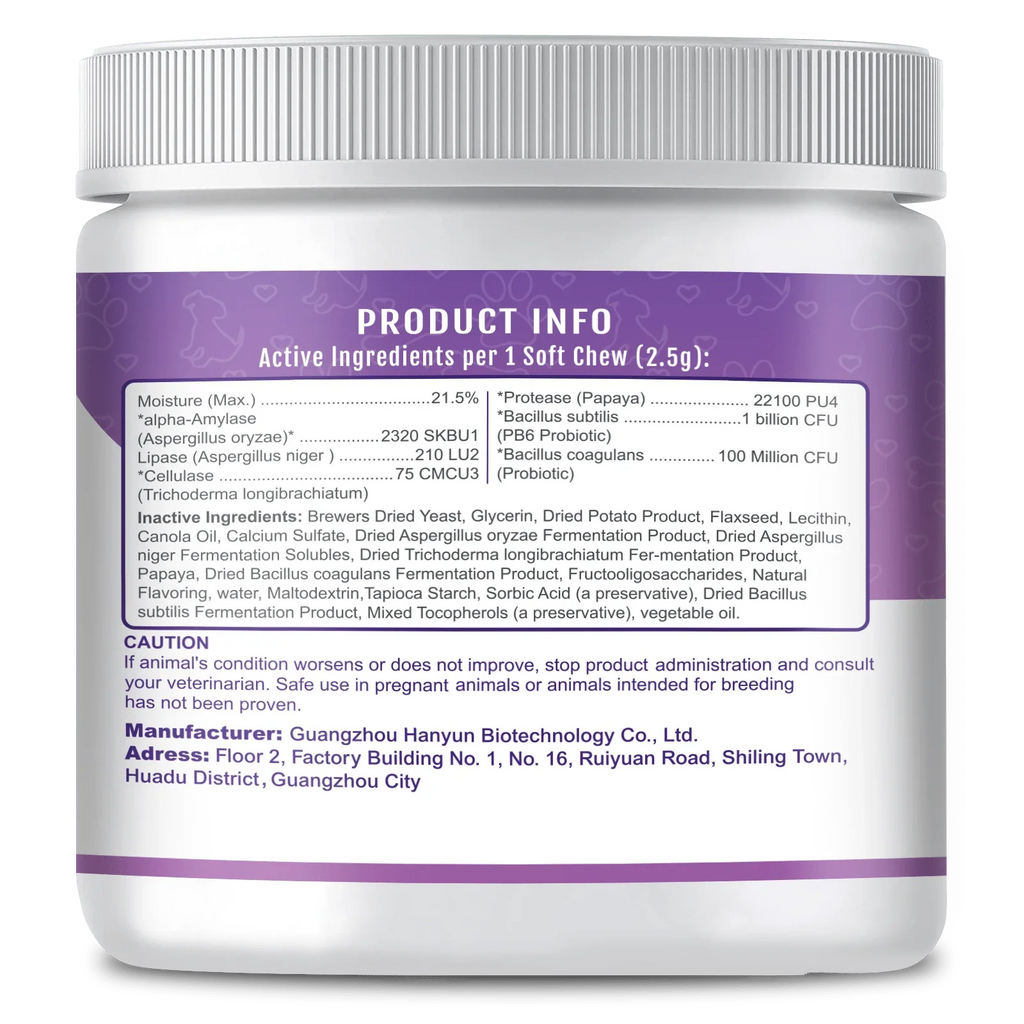 Probiotics For Dogs Chews, Duck Flavor - Supports Gut Health, Digestive Balance & Seasonal Allergy Relief & Itchy Skin Relief - Prebiotic & Probiotic Soft Chews(120 Count) (Duck)