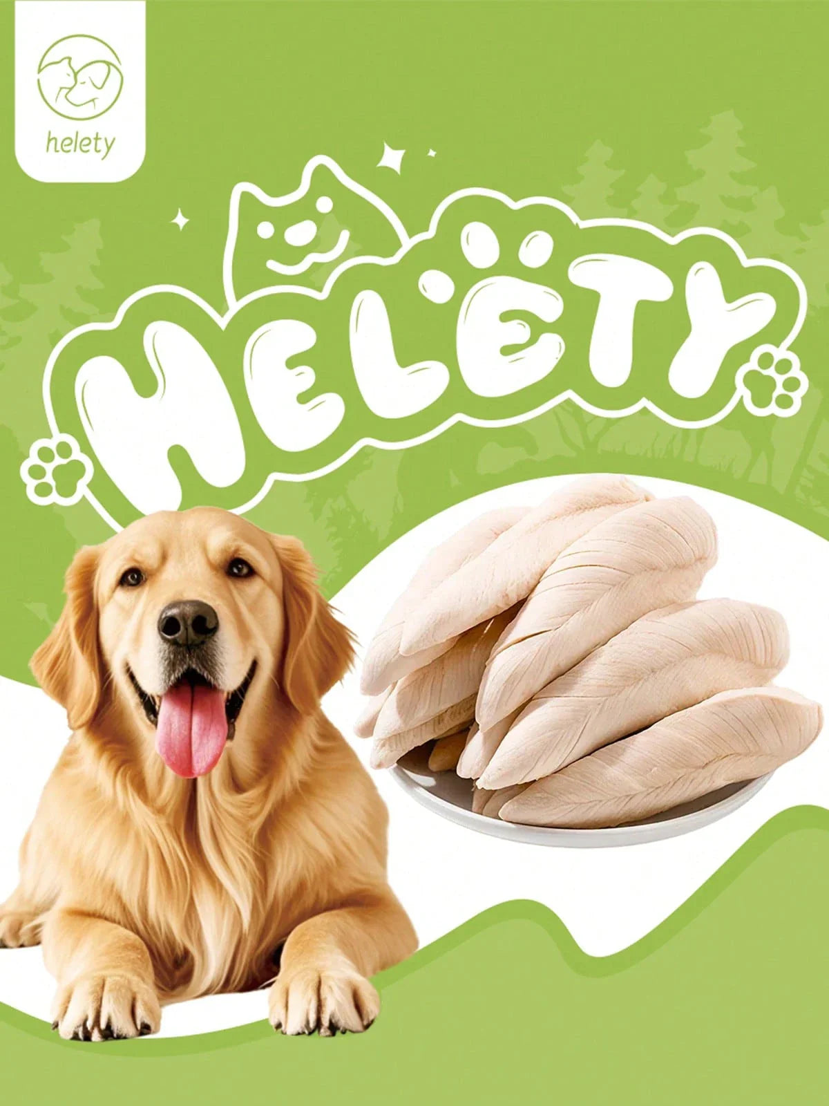 helety 100g/200g/400g/600gCat And Dog Snacks, Chicken Freeze-Dried Dog Mixed Snacks, Cat Grinding Snacks, Interactive Pet Snacks