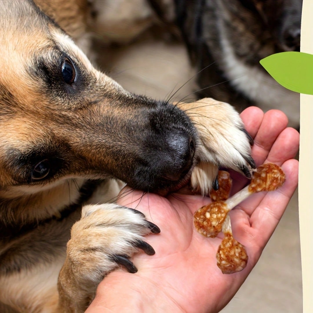 helety Chicken Dumbbells For Dogs, Chicken Dog Treats For Small, Medium And Large Breeds, Natural Dog Treats, Rice Dog Treats, Healthy, High In Protein, Easily Digestible, Long-Lasting, Perfect Dog Training Reward Treats.