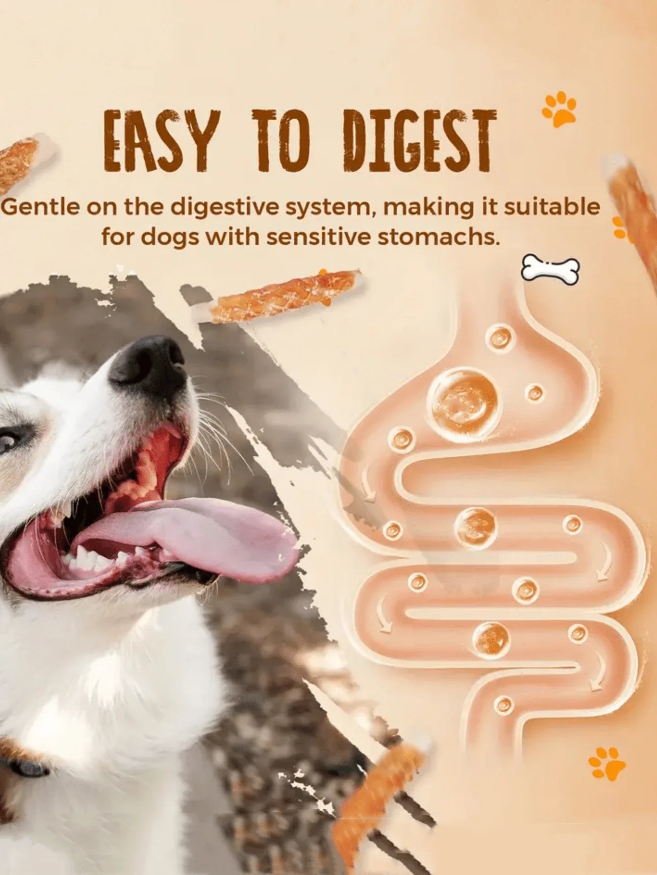 helety Pet Snacks-Duck Milk Stick