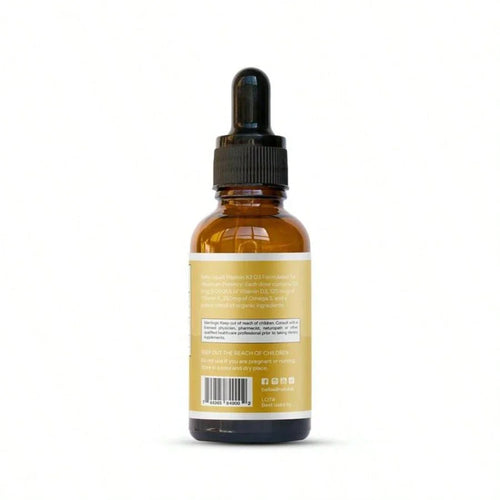 Bella Natural D3 K2 Drops Organic MCT Oil 50ml Supplement For Daily Health Needs, Free Shipping, Foe Women, For Men