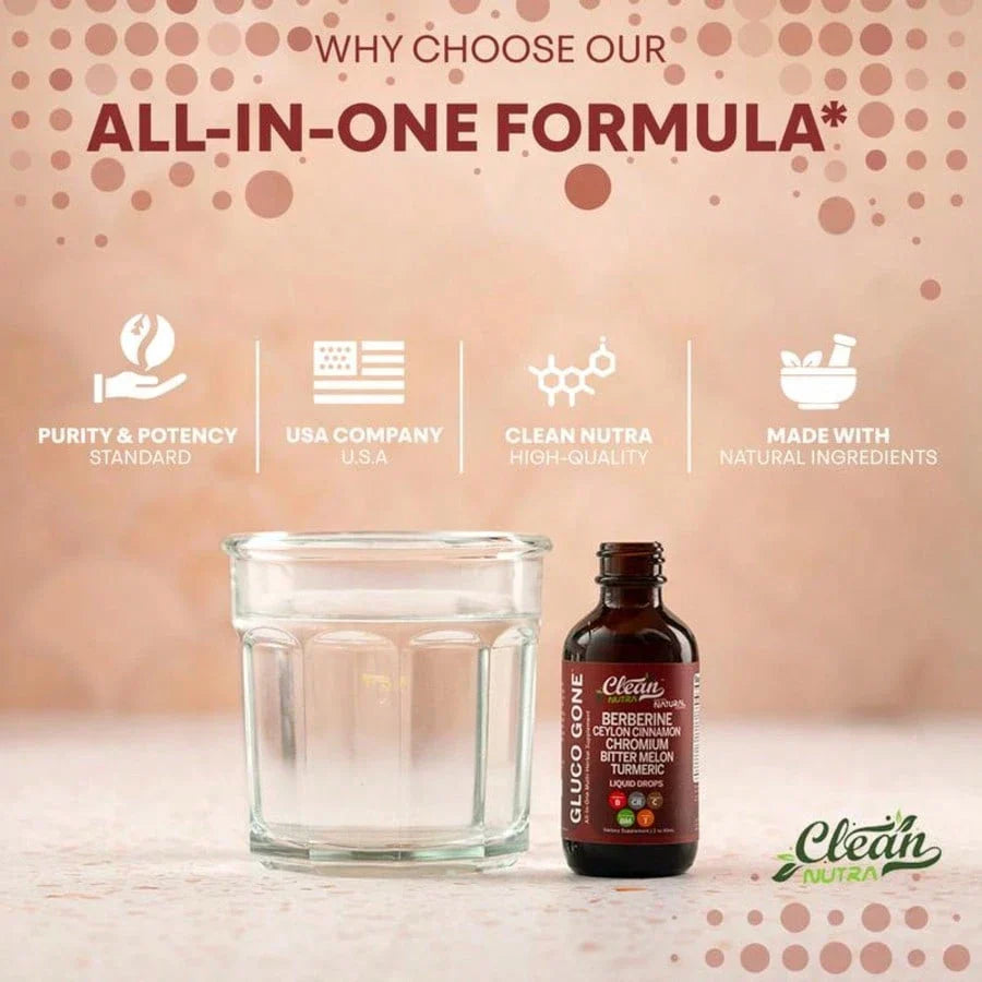 Free Shipping - Organic Ceylon Cinnamon Berberine Liquid Drops Supplement With Bitter Melon Extract, Glucomannan, Gymnema, Chromium, Turmeric, Organic Panax Ginseng, Daily Healthy, For Women, For Man