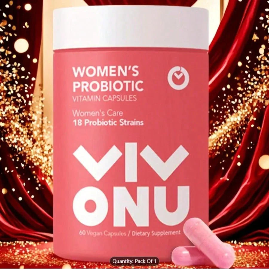 Vivonu Women's Probiotic Supports Women's Health (60 Capsules/1 Packet) For Women, Daily Care, Probióticos Originales